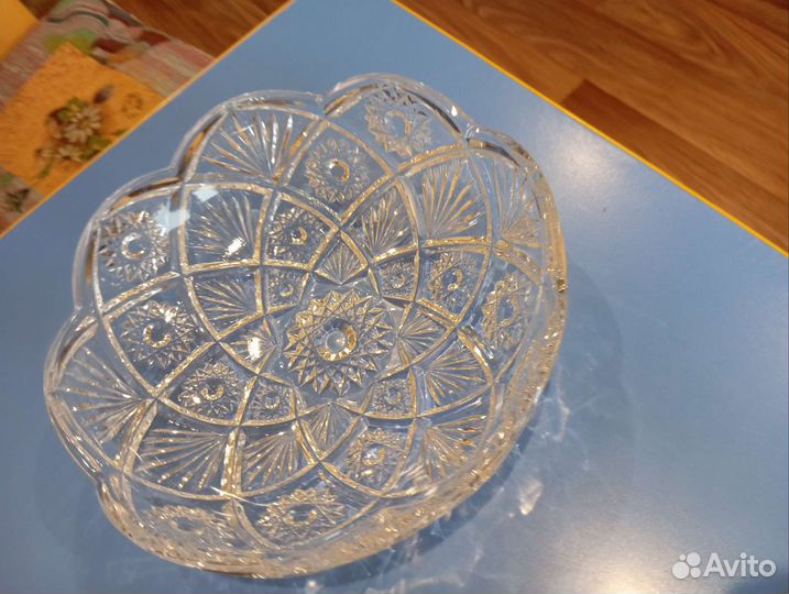 Блюдо хрустальное СССР