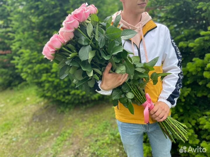 Букет свежих голландских роз 15 шт