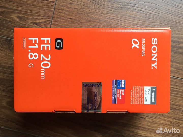 Sony FE 20mm f/1.8 G Новые-Гарантия