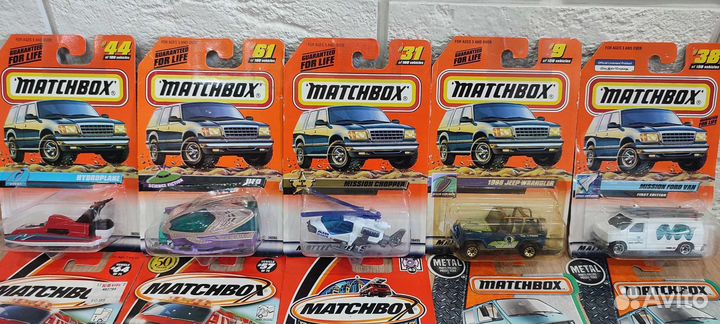 Matchbox издания 1998-2018