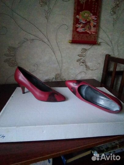 Туфли кожаные