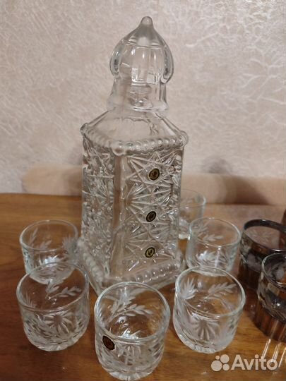 Штофы и рюмки СССР