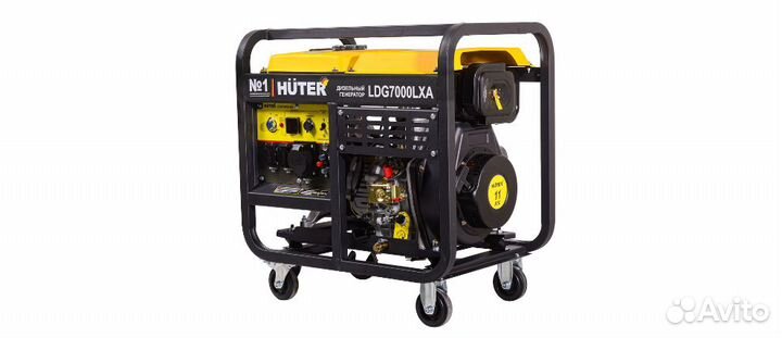 Генератор дизельный 5 кВт Huter LDG 7000lxа