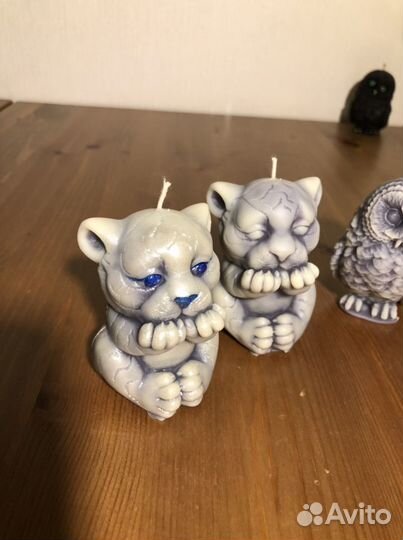 Свечи восковые цветные