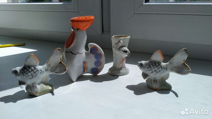 Статуэтки и посуда СССР фарфор