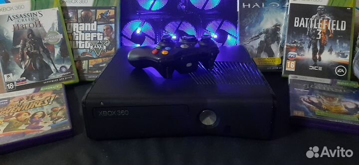 Xbox 360 с играми в комплекте