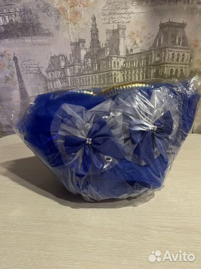 Свадебное украшение на машину