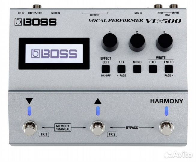 Вокальный процессор эффектов boss VE-500