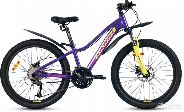 Велосипед horh tina tahd 4.3 24 (2023) Purple-Yell