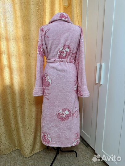 Халат махровый/банный женский, размер 48-50
