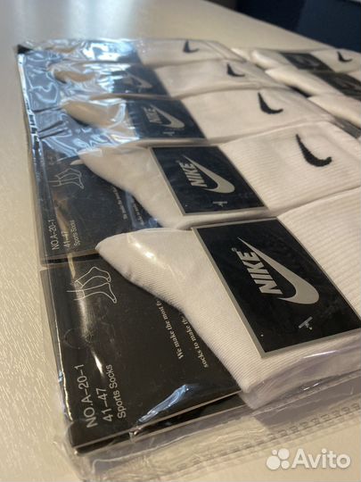 Носки nike женские длинные 10 пар