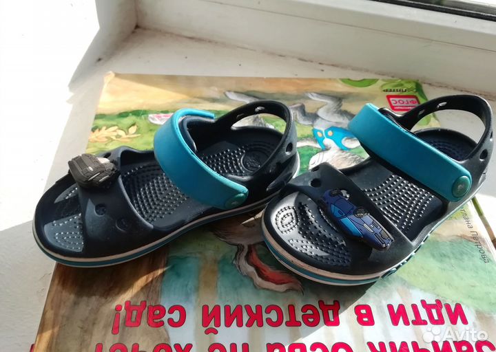 Босоножки Ecco 24р, Сrocs С8