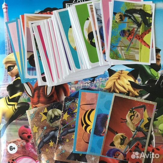 Наклейки marvel, леди баг и супер кот