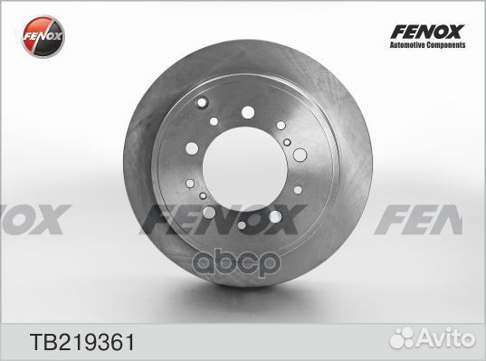 Диск тормозной зад прав/лев TB219361 fenox