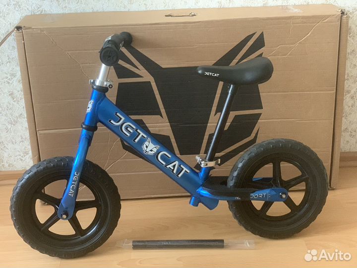 Беговел Jat Cat 12 Sport SLT Eva синий на гарантии