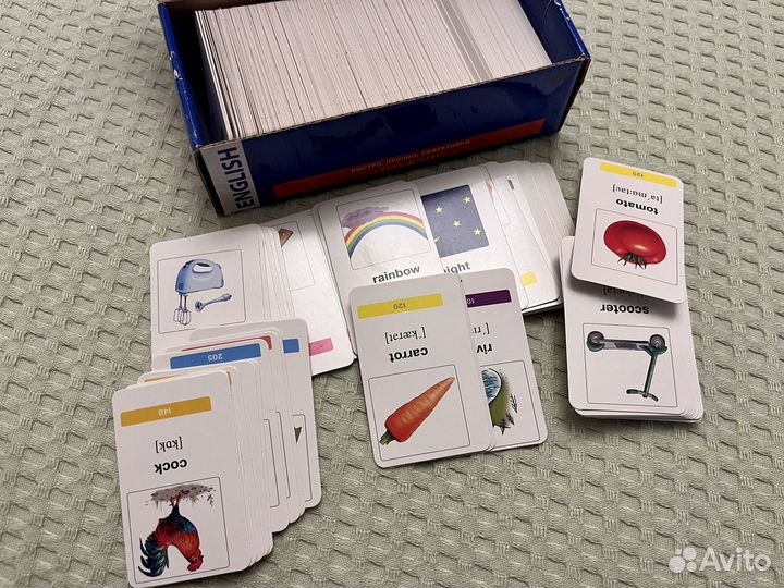 Проверйяка, занимательные карточки на английском