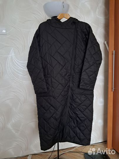 Пальто женское демисезонное 50 52 черное