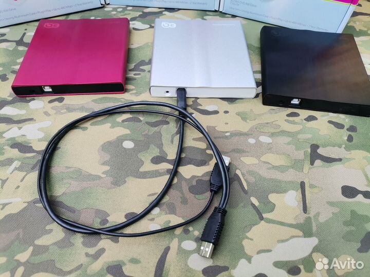 Металлический USB DVD+RW / Blu-Ray R / RE
