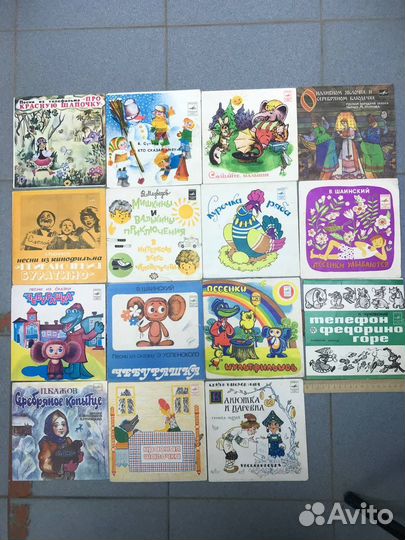 Виниловые пластинки мини детские