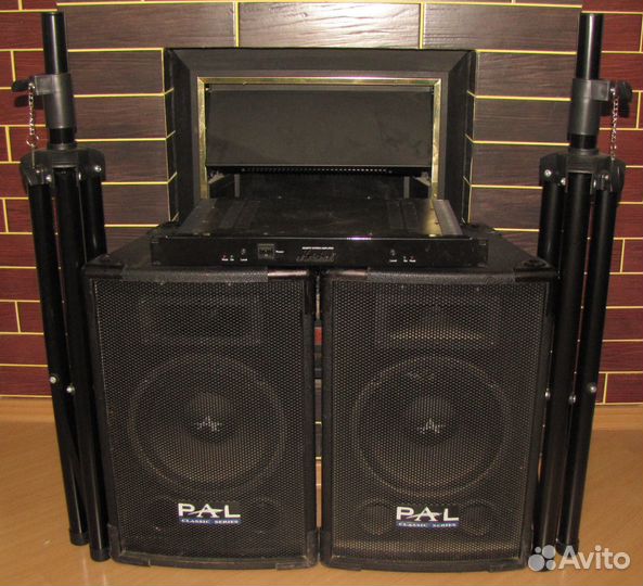 Колонки PAL 480W 2шт D10