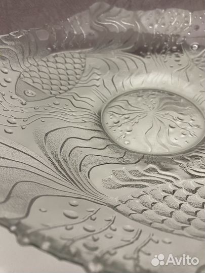 Блюдо стекло СССР