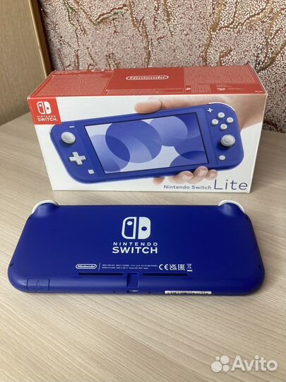 Nintendo switch lite прошитая Blue 64/128gb