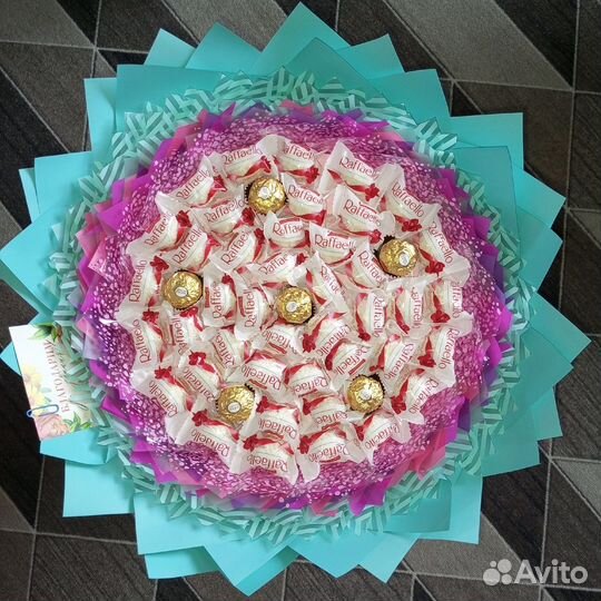 Букет из конфет.Сладкий букет на выпускной