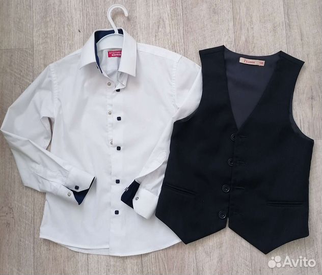 Рубашка с жилеткой для мальчика