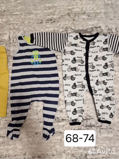 Пакет вещей на мальчика 62 68 74