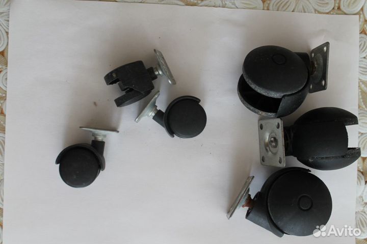 Ножки на колесиках, для мебели