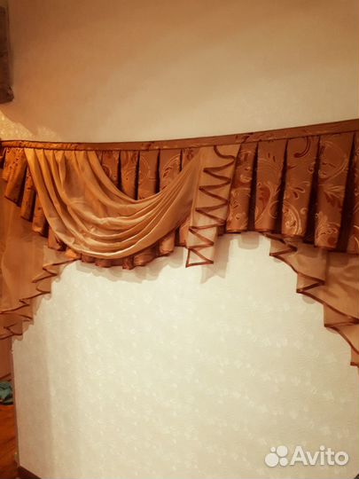 Ламбрекен 2 штуки, 178 и 290 см