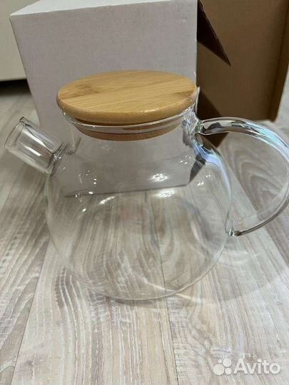 Чайник стеклянный заварочный 900мл