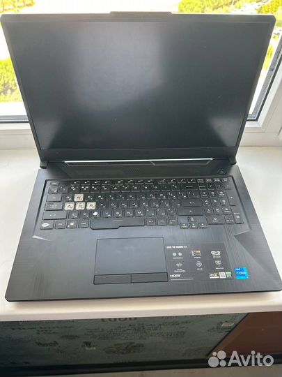 Игровой ноутбук asus TUF 17.3, i7, 3050Ti