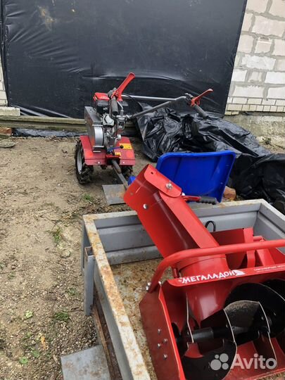 Мотоблок с прицепом