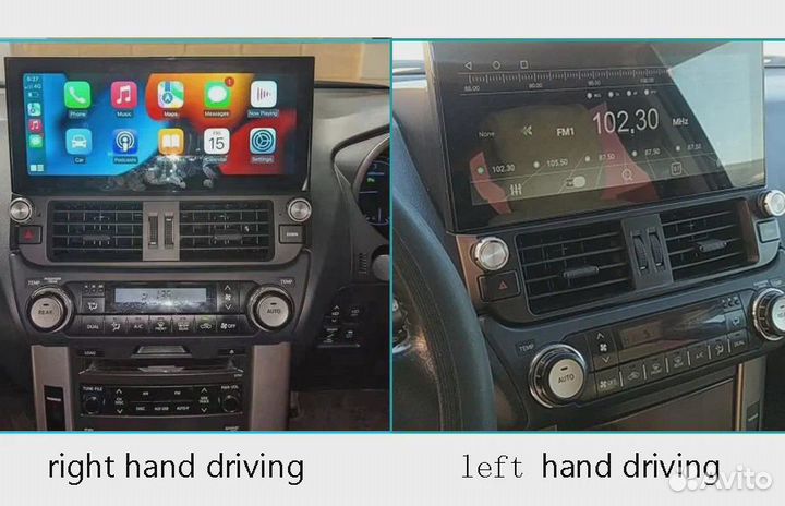 Штатная магнитола Carmedia Toyota Prado 2009-13