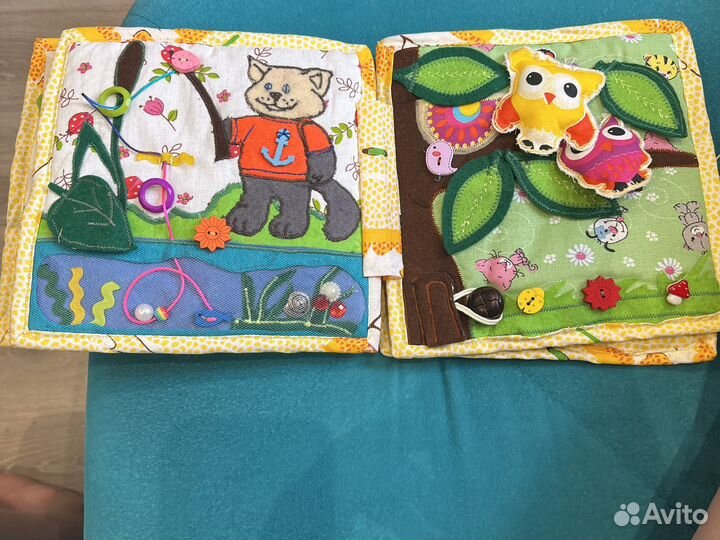 Развивающая книга из фетра