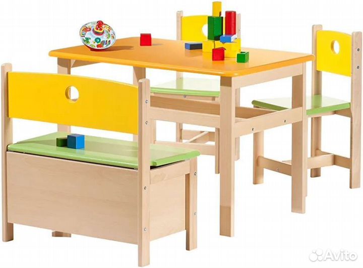 Набор детской мебели Столик+стулья Geuther pepino