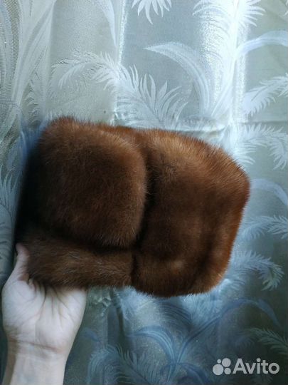 Норковая шапка мужская