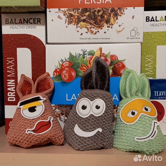 Салфетка для мытья посуды, овощей гринвей