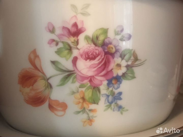 Супница kahla Мейсенский букет