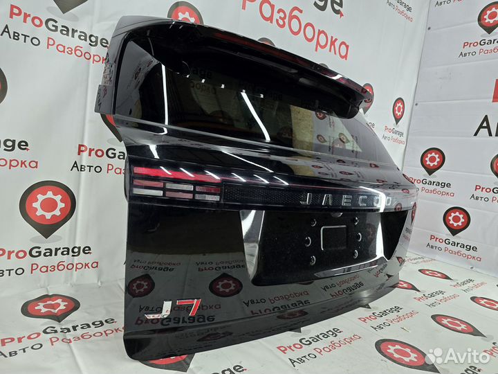 Крышка дверь багажника Jaecoo J7 черная в сборе