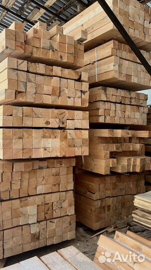 Доска обрезная 25х100х6000мм 1 сорт ГОСТ