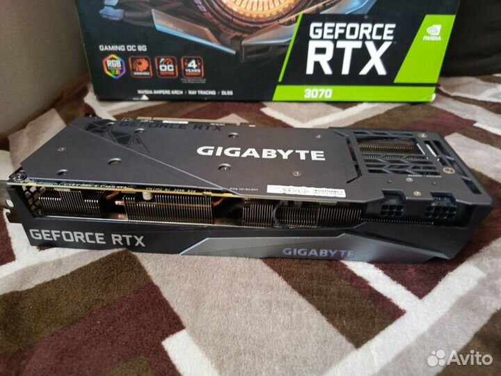 Видеокарта rtx 3070 gigabyte