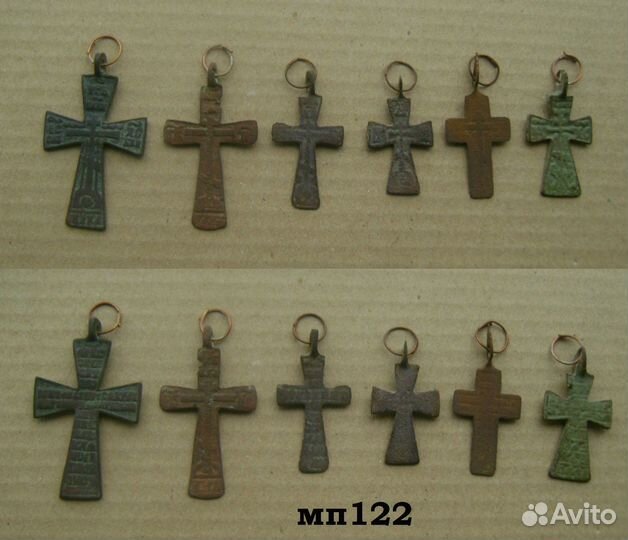 Старинные крестики, образочки, ладанки №4