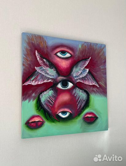 Картина масло абстракция