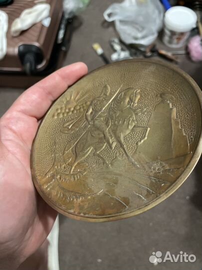 Пепельница Богатырь на распетье СССР