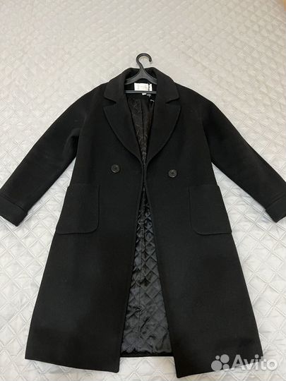 Пальто классическое черное женское,Зимнее