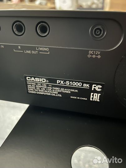 Цифровое пианино Casio Privia PX-S1000 BK