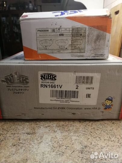 Тормозные диски и колодки nibk для volkswagen