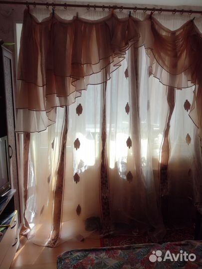 Тюль с ламбрекеном